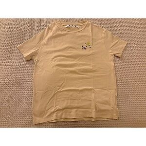 OFF WHITE BEIGE LOGO TEE
